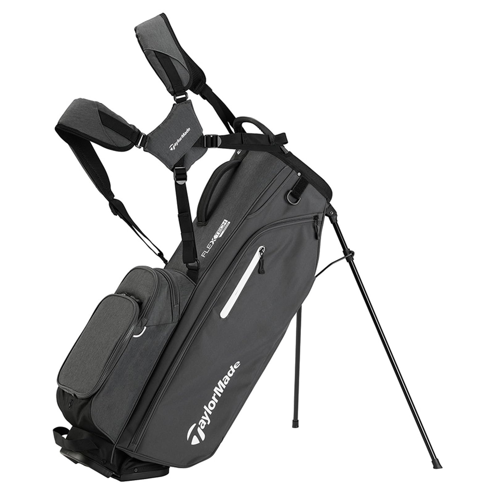 TaylorMade FlexTech ゴルフバッグ 自立式 TaylorMade Golf FLEXTECH Crossover Stand Bag Grey, Cart Bags